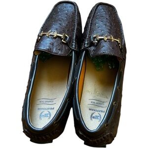 Phat Farm men's pebble faux leather slip-on shoes Sz 9